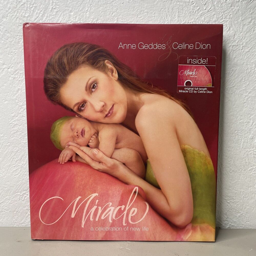 Miracle:A Celebration of New Life Geddes, Anne|Celine Dion‎ Hardcover HVDJ Cd